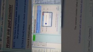 Как сбросить памперс на принтере epson WF 7015