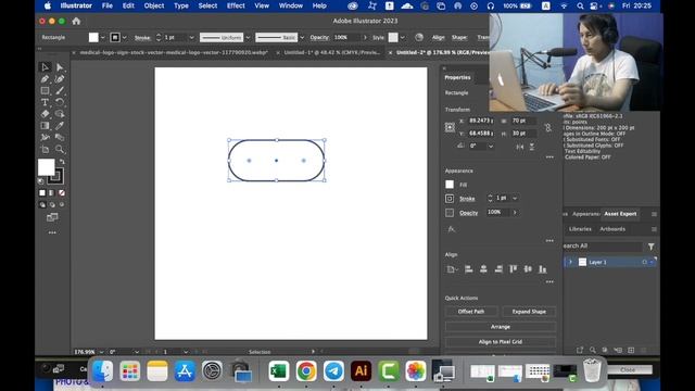 how to do to get love shape using illustrator on the macbook pro #skybird #graphicdesign #ai смотреть онлайн