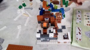 Распаковка. Домик майнкрафт из Лего/ minecraft lego