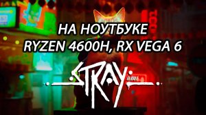 Stray на ноутбуке (RX Vega 6)