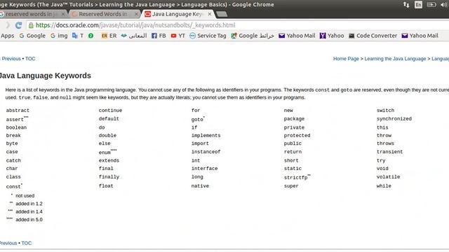 #032 Reserved Words In JAVA تعلم الجافا من البداية الي الاحتراف JAVA Zero To Hero In Arabic смотреть онлайн