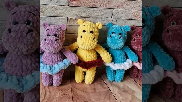 Бесплатное описание бегемот амигуруми крючком