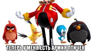 ТЫ ОПОЗДАЛ СОНИК, ТЕПЕРЬ У МЕНЯ ЕСТЬ АРМИЯ ПТИЧЕК!