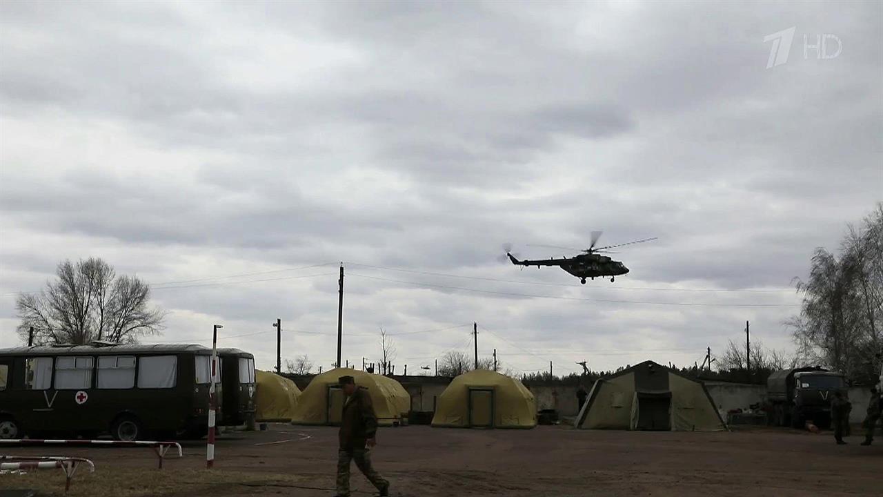 На Киевском направлении развернут госпиталь, оснащенный всем необходимым для спасения бойцов