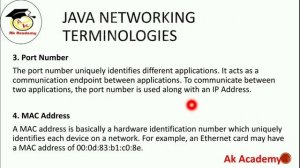 Java Networking TERMINOLOGY | Hindi | IP address | Mac address | Port number | Socket | detailed Ex