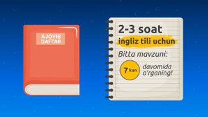 Ingliz tili grammatikasini tez va oson oʻrganish!
