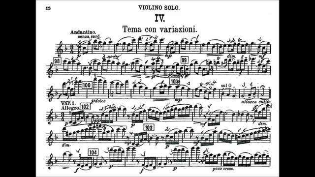 Taneyev, Sergei suite for violin orchestra