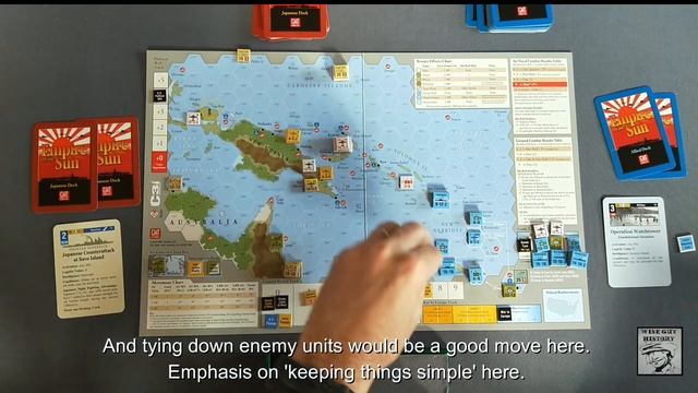 Learning 'Empire of the Sun' (GMT) - South Pacific Scenario (Turn 1 - Operation Watchtower) смотреть онлайн