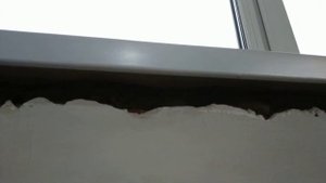 Установка подоконника своими руками на раствор, лайфхак!)