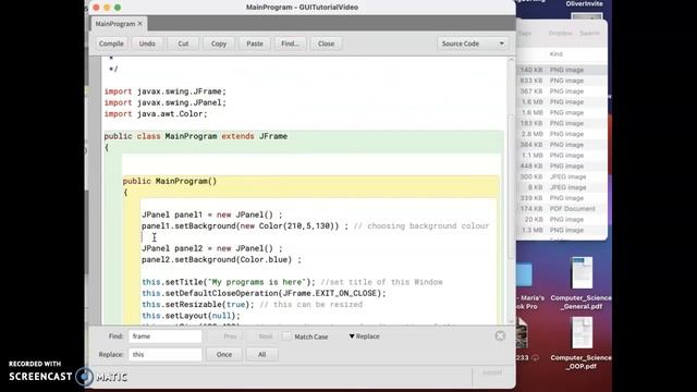 JAVA GUI Tutorial for IA (3) JPanel смотреть онлайн