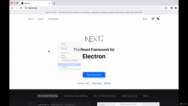 What is Next js, What is Server Side Rendering, Universal React with Next js part 1 смотреть онлайн