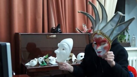 Виктор Смирнов. Венецианские маски. Занятие в Zoom.