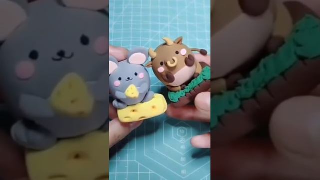 Cool Polymer clay art tutorial #4 - Creative simple ideas - Art TikTok completion - Amazing Clay Ar