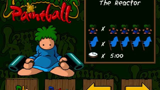 Lemmings Paintball Walkthrough (Part 11) Taxing Difficulty - Levels 25 - 29 смотреть онлайн