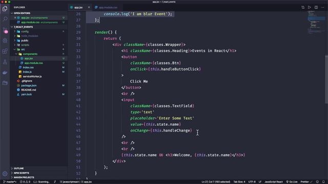 7.6 Text Field Blur and Focus Events in React | Stack Learner смотреть онлайн