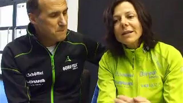 Gerlinde Kaltenbrunner and Ralf Dujmovits explains K2 2011 at the ISPO-Winter (Munchen) 2012 смотреть онлайн