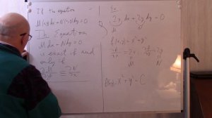 ODE Lecture 10a Exact equations