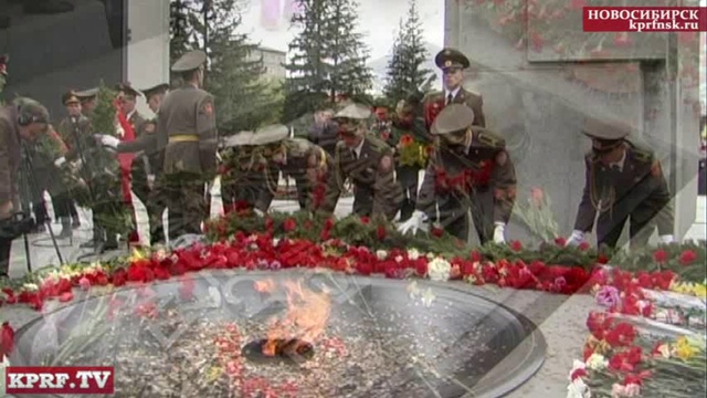 Новосибирцы отметили день Великой Победы