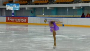 Виктория Яхонтова. Произвольная программа. Девушки. Гран-при России по фигурному катанию 2022