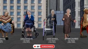 Oldest People in the World Comparison 3D