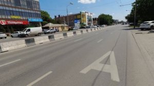 Ростов-на-Дону. Улица Зорге. Проспект Стачки. Дорога с рынка "Привоз" в центр. Июль 2021 года.