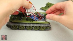 Soviet Tank T-34/85 1/35 scale WI-FI Controlled Plastic Kit modding