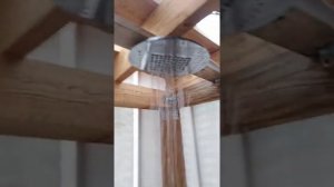 Самая простая душевая кабина на даче
