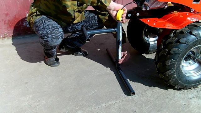 Домкрат опрокидыватель для мотоблока. Размеры. Сделай САМ. смотреть онлайн