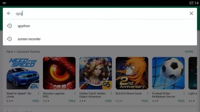 Installing Python For Android...