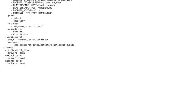 Magento: Local bitnami/magento docker setup смотреть онлайн