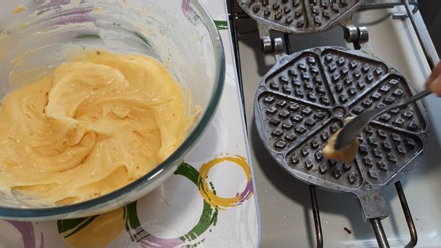 ПЕЧЕНЬЕ В ФОРМЕ НА ГАЗУ. ВАФЛИ ИЗ ДЕТСТВА. смотреть онлайн