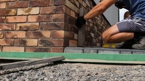 Отмостка из плитки | House pavement