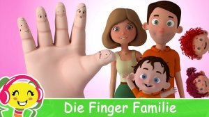 Die Finger Familie - Papa Finger, Papa Finger, wo bist du?  Kinderlieder Deutsch