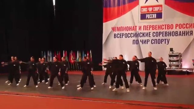Всероссийские соревнования. 5-9 мая 2023. Чир хип-хоп группа, девушки