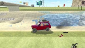 машина едет по воде чуть-чуть и маякевич