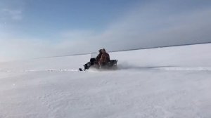 Токарево на Волге. Рыбалка. Катание на снегоходах