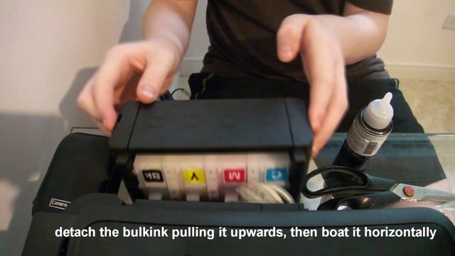 Epson L355 Ink Refill Tutorial - English смотреть онлайн