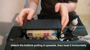 Epson L355 Ink Refill Tutorial - English