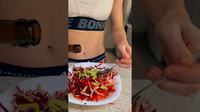 Щетка от целлюлита, метелка для желудка. Салат. #рецепт #салат #метелка #перекус #фитнеседа