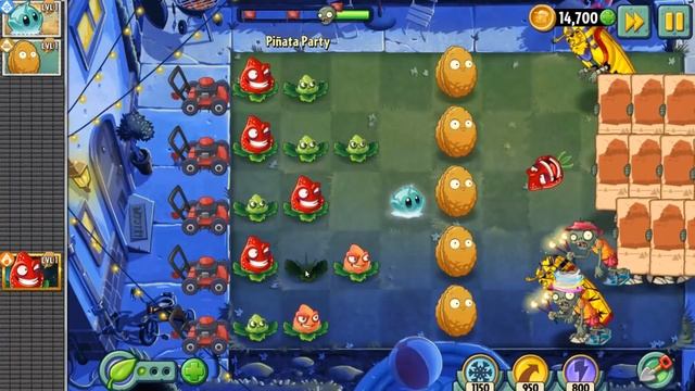 Взрывника и ночное нападение зомби. РАСТЕНИЯ против ЗОМБИ 2 или PLANTS vs ZOMBIES 2. Серия 144 смотреть онлайн