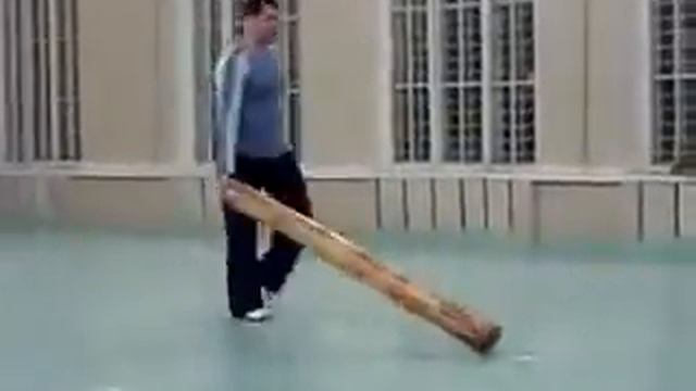Упражнение с бревном  из багуа