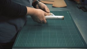 Как сшить вертикальные погружные ножны. Часть 1. ручная работа хенд мейд бери и делай ножи