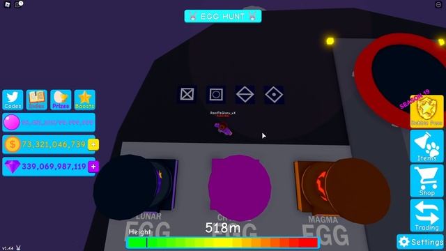 БЕЗ ДОНАТА EGG HUNT 2021 В СИМУЛЯТОРЕ ЖВАЧКИ В РОБЛОКС! BUBBLE GUM SIMULATOR ROBLOX смотреть онлайн