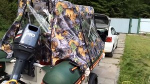 Тент - палатка Kolibri на Kolibri RIB 350