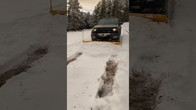 Ford Ranger Plowing Snow #snow #scotland #scottishhighland #winter