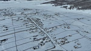 Село Санага дронозарисовка.