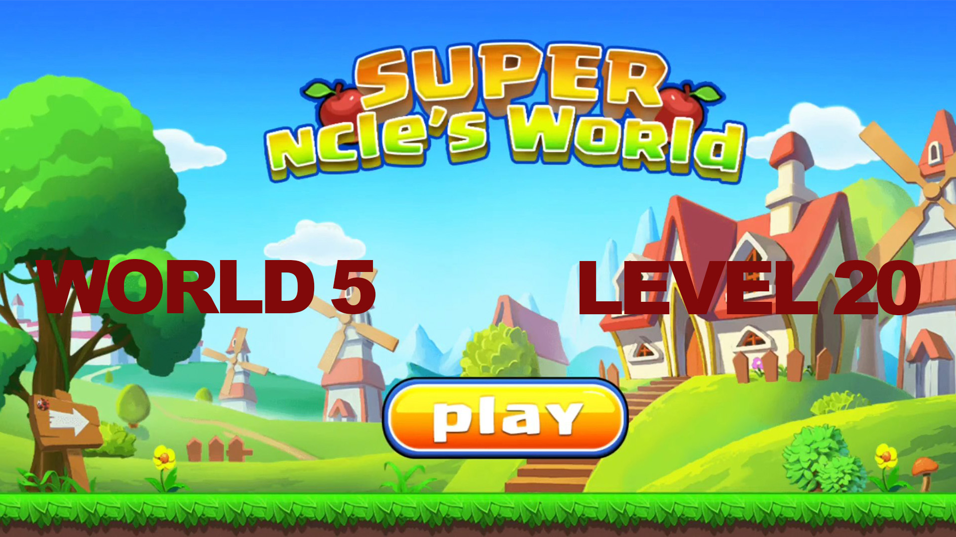 Super ncle's  World 5. Level 20.