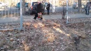 в Симферополе мадам решила сократить путь возле 6 горбольницы