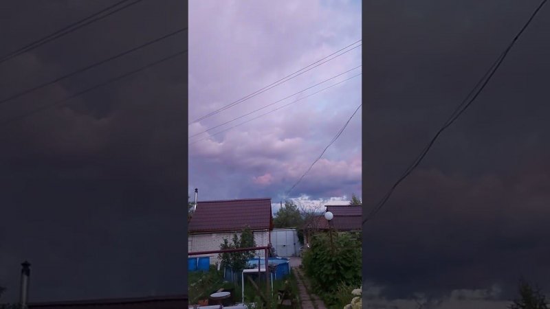 Лиловые облака 26 июня