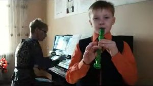 Блохин Тимофей 10 лет           блокфлейта  А.Алябьев  Танец из балета        "Волшебный барабан"